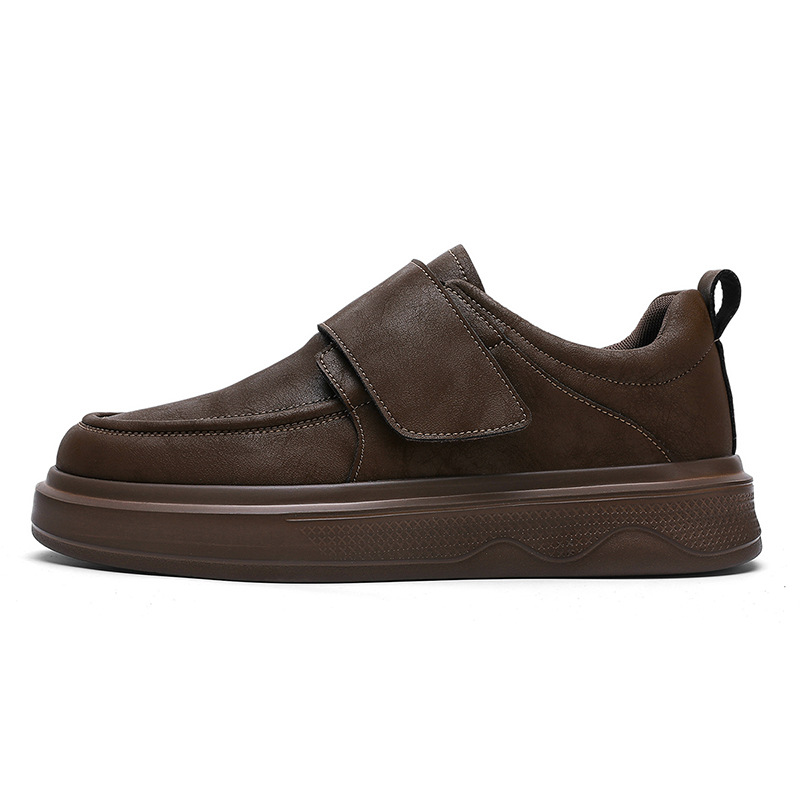 2026 new vintage British style leather shoes versatile single shoes fashionable business work shoes casual leather shoes large size men s shoes - Image 6