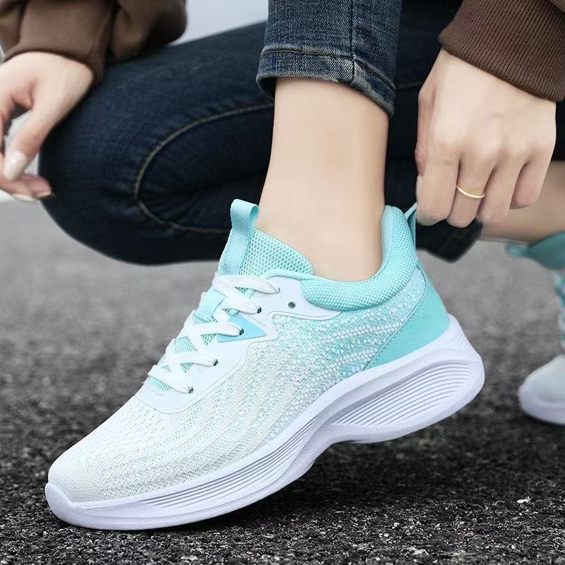 Women s sports shoes new style for spring and summer running shoes shock-absorbing shoes soft-soled mesh-top casual shoes breathable running shoes - Image 5