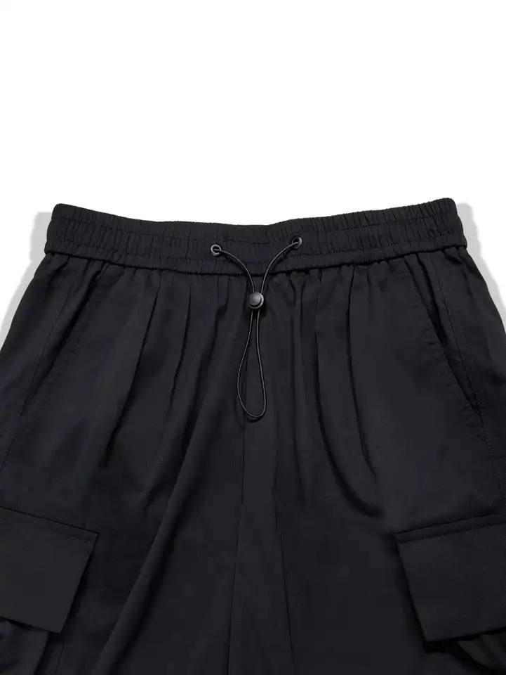 American-style quick-dry cargo pants for men 2024 summer new style parachute pants high waist wide leg casual sports trousers - Image 5