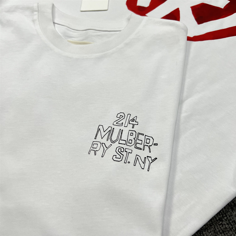 Cross-border Aime Leon Dore Mulberry American vintage artist graffiti letter versatile short-sleeved T-shirt - Image 3
